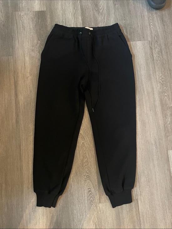 Wilfred Pants - Wilfred Black Elastic Waist Pants